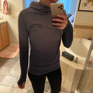 Never worn baselayer with face protecting hood